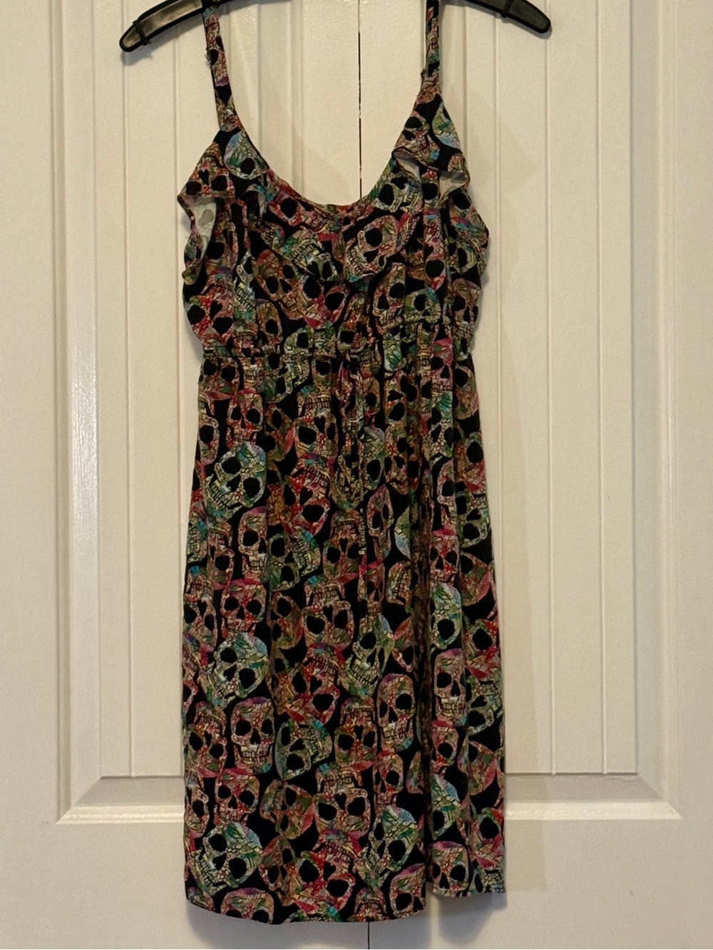 Torrid Floral Skull Ruffle Sundress